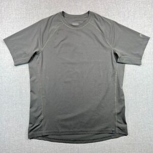 KUIU Peloton 118 T Shirt Men XL Gray Short Sleeve Primeflex Knit Hunting Tech